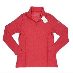 Peter Millar CBS 1/4 Zip Golf Pullover Sweater Women's Size Small Activewear NWT